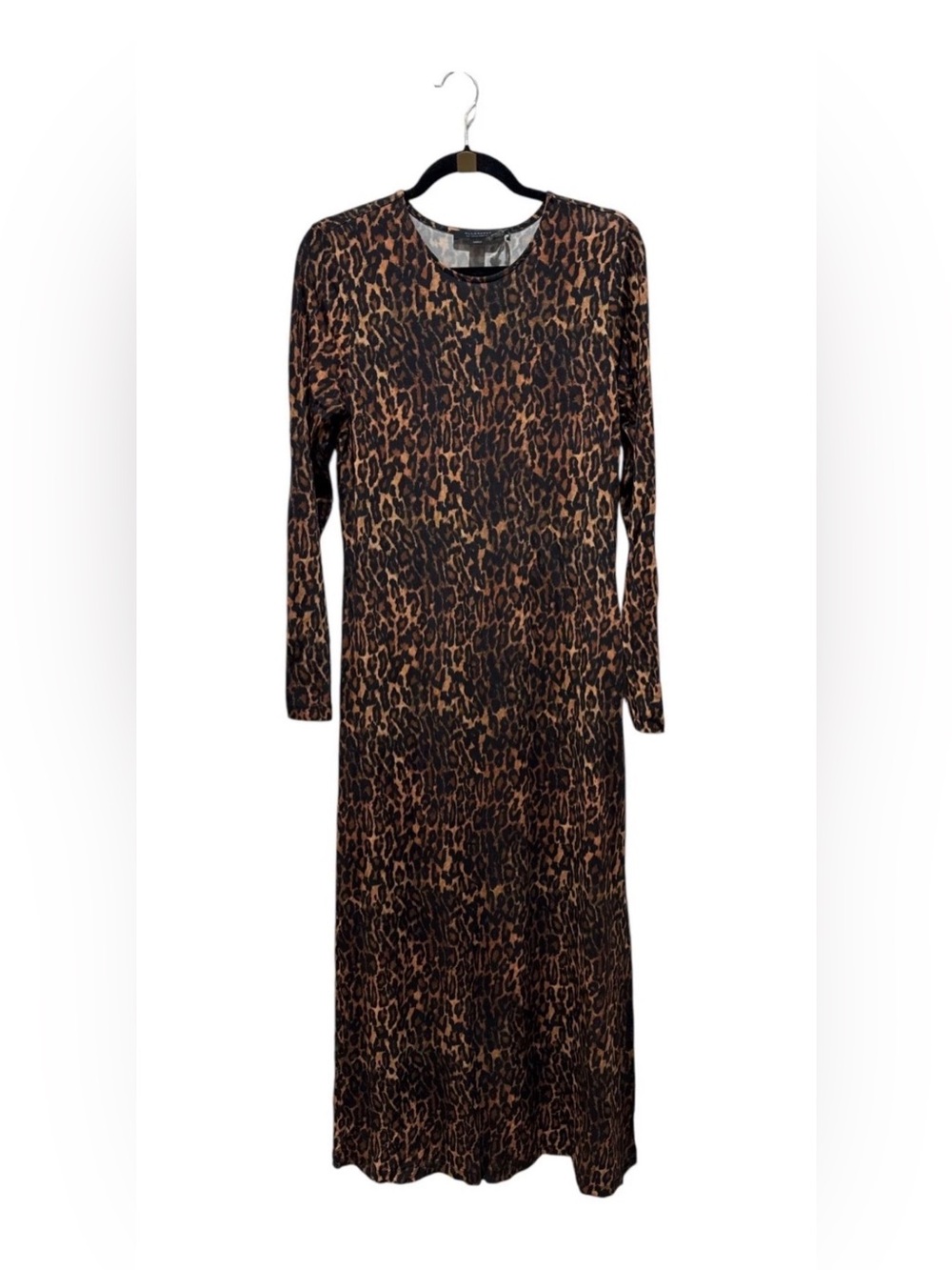 ALLSAINTS Women Animal Print Long Dress 8
